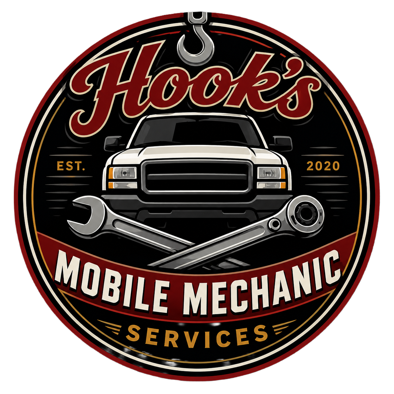 Hook's Mobile Mechanic Services logo